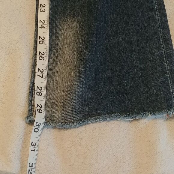 Perfect Raw Hem EUC Rock Revival KELLY Bootcut Jeans 28--- 30" inseam - Picture 5 of 12